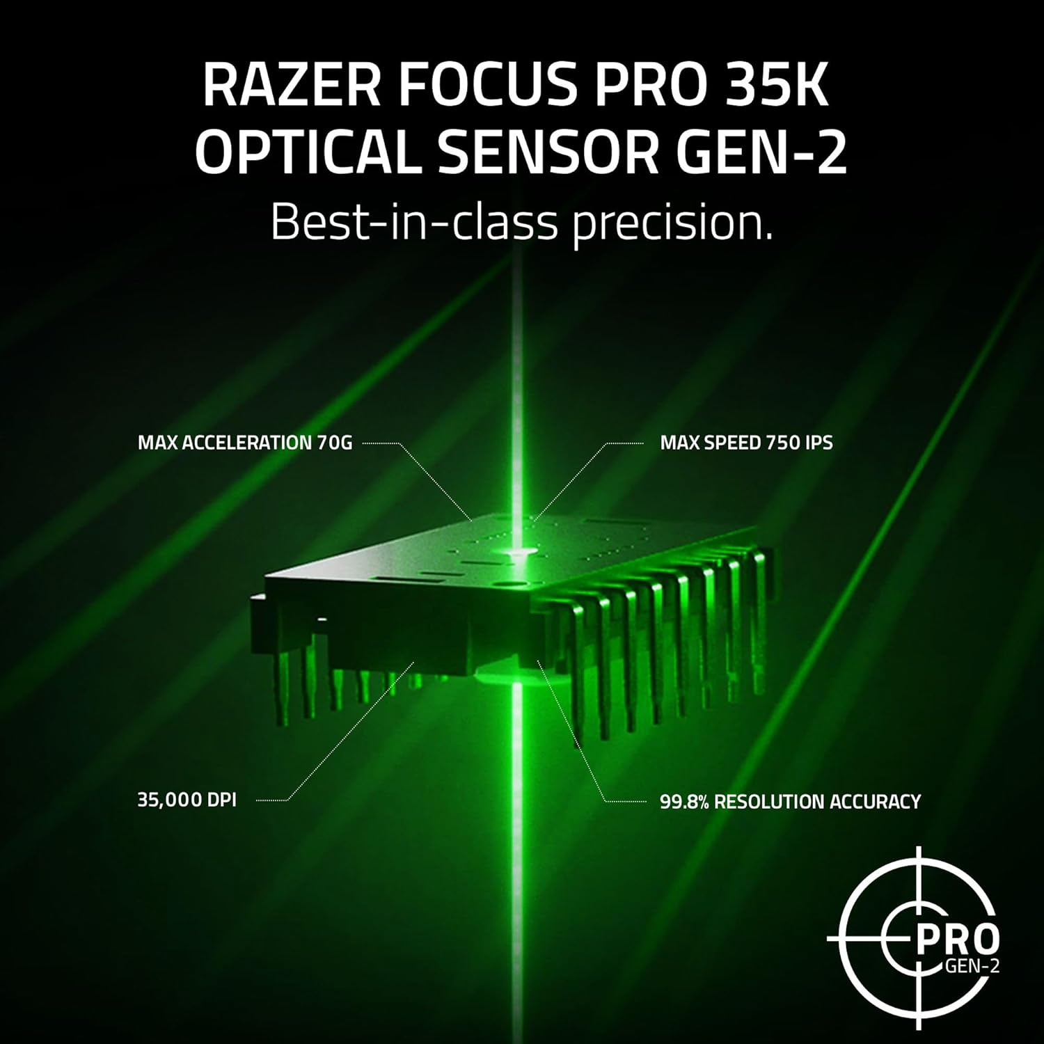 Razer Viper V3 Pro Wireless Esports Gaming Mouse: Symmetrical - 54g Lightweight - 8K Polling - 35K DPI Optical Sensor - Gen3 Optical Switches - 8 Programmable Controls - 95 Hr Battery - Black